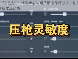 CFAK压枪技巧：精准点射与爆头瞬击秘籍分享，助你轻松掌握实战优势