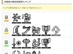 《怪物猎人4：斗技场S级武器配置与战术心得秘籍》