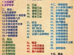 剑网3指尖江湖少林技能解析：揭秘少林绝学，掌握无敌招式攻略