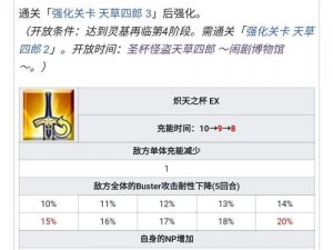 FGO天草四郎时贞全面解析：宝具技能属性图鉴详解与评测