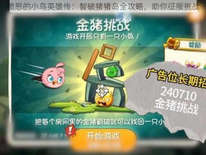 愤怒的小鸟英雄传：智破猪猪岛全攻略，助你征服挑战