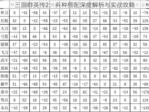 三国群英传2：兵种搭配深度解析与实战攻略