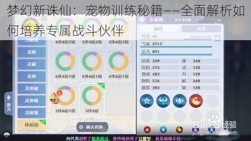 梦幻新诛仙：宠物训练秘籍——全面解析如何培养专属战斗伙伴