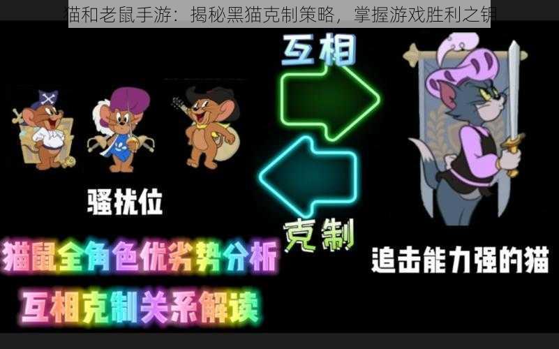 猫和老鼠手游：揭秘黑猫克制策略，掌握游戏胜利之钥