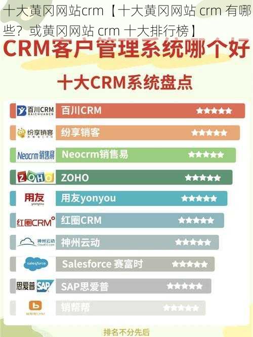 十大黄冈网站crm【十大黄冈网站 crm 有哪些？或黄冈网站 crm 十大排行榜】