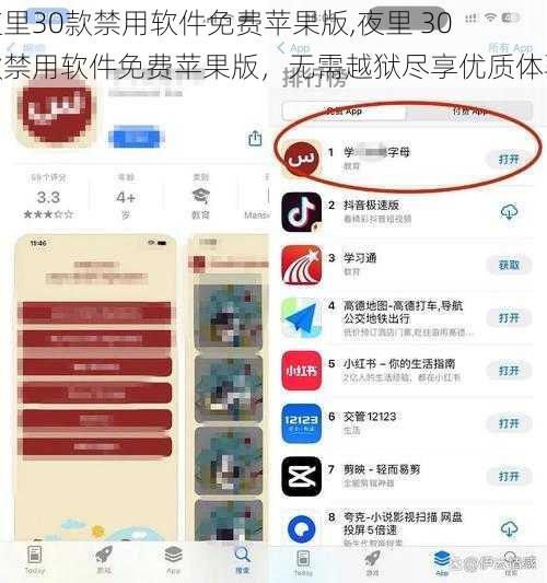夜里30款禁用软件免费苹果版,夜里 30 款禁用软件免费苹果版，无需越狱尽享优质体验