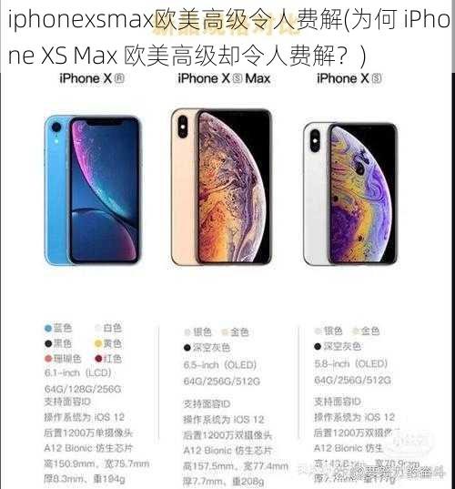 iphonexsmax欧美高级令人费解(为何 iPhone XS Max 欧美高级却令人费解？)