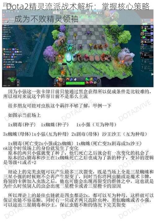 Dota2精灵流派战术解析：掌握核心策略，成为不败精灵领袖