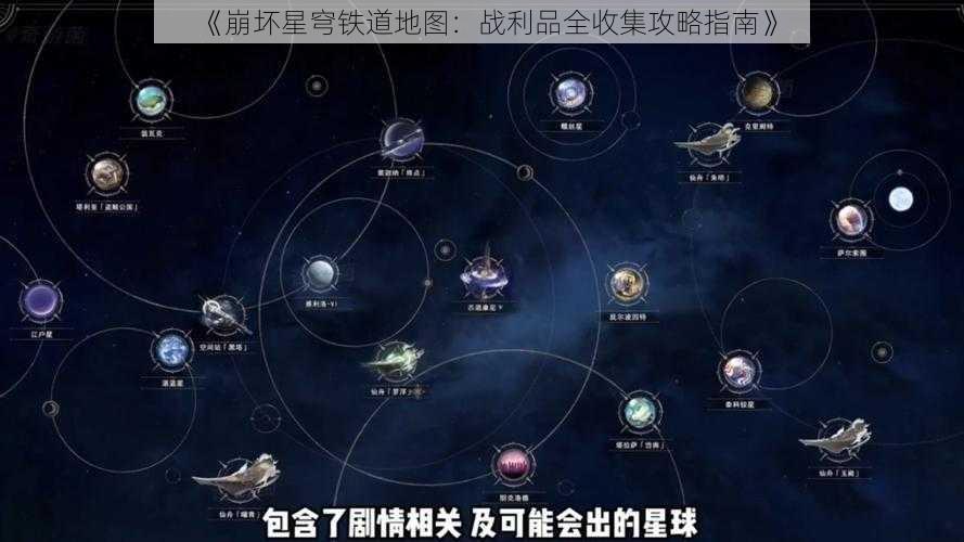 《崩坏星穹铁道地图：战利品全收集攻略指南》