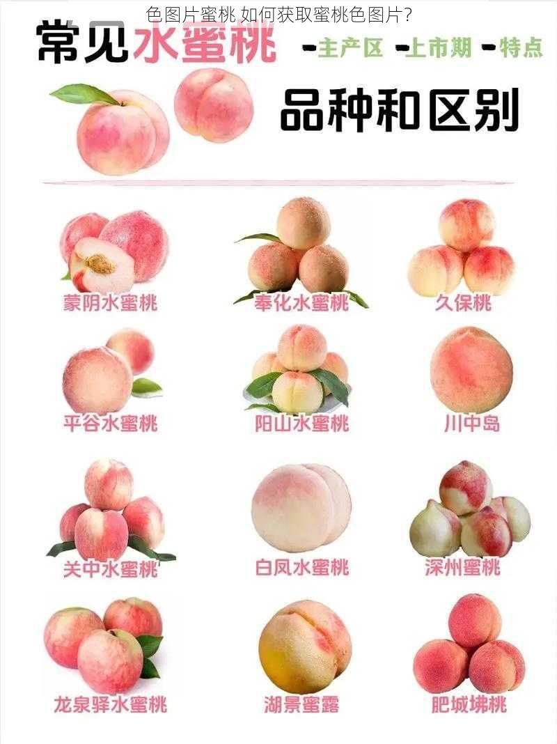 色图片蜜桃 如何获取蜜桃色图片？