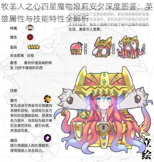 牧羊人之心四星魔物娘莉安夕深度图鉴：英雄属性与技能特性全解析