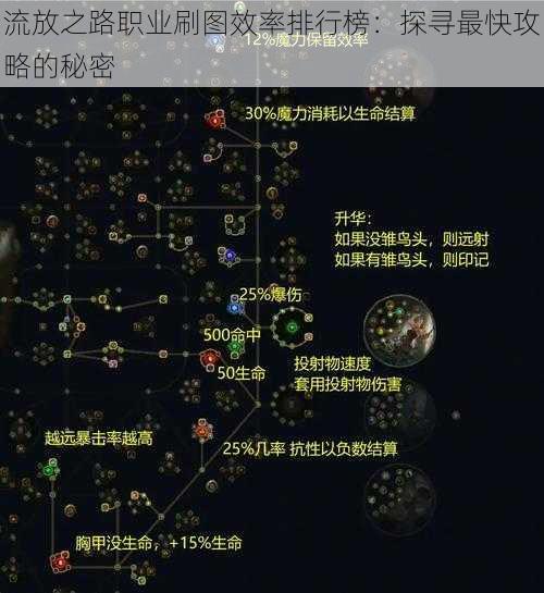 流放之路职业刷图效率排行榜：探寻最快攻略的秘密