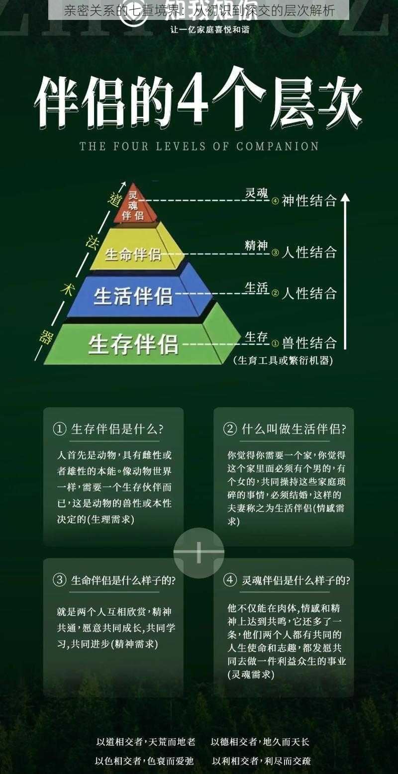 亲密关系的七重境界：从初识到深交的层次解析