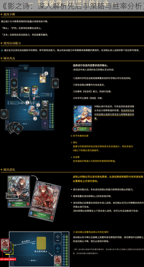 《影之诗：深入解析先后手策略与胜率分析》