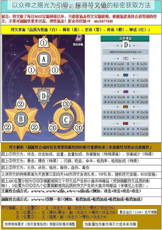 以众神之赐光为引导，探寻符文值的秘密获取方法